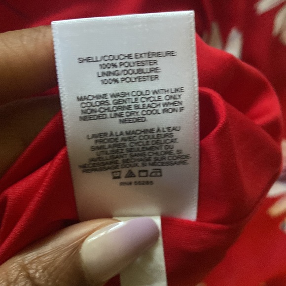 Express Faux Wrap Floral Print Strapless Midi Sexy Date Night Beach Vibes Dress - Picture 6 of 8